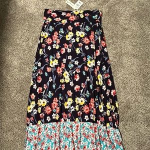 Gorgeous Flower Maxi Skirt by Loveapella from Nordstrom Rack Size XL